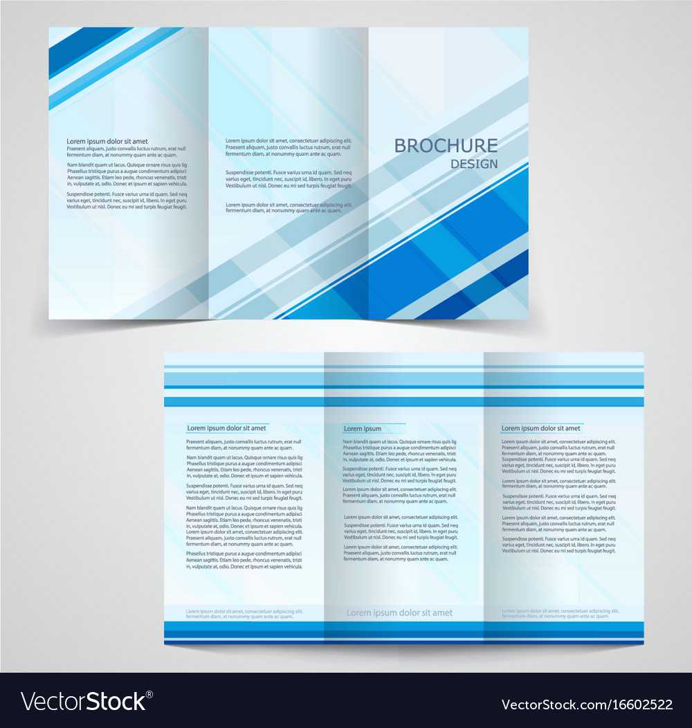 Tri Fold Business Brochure Template Two Sided Intended For One Sided Brochure Template