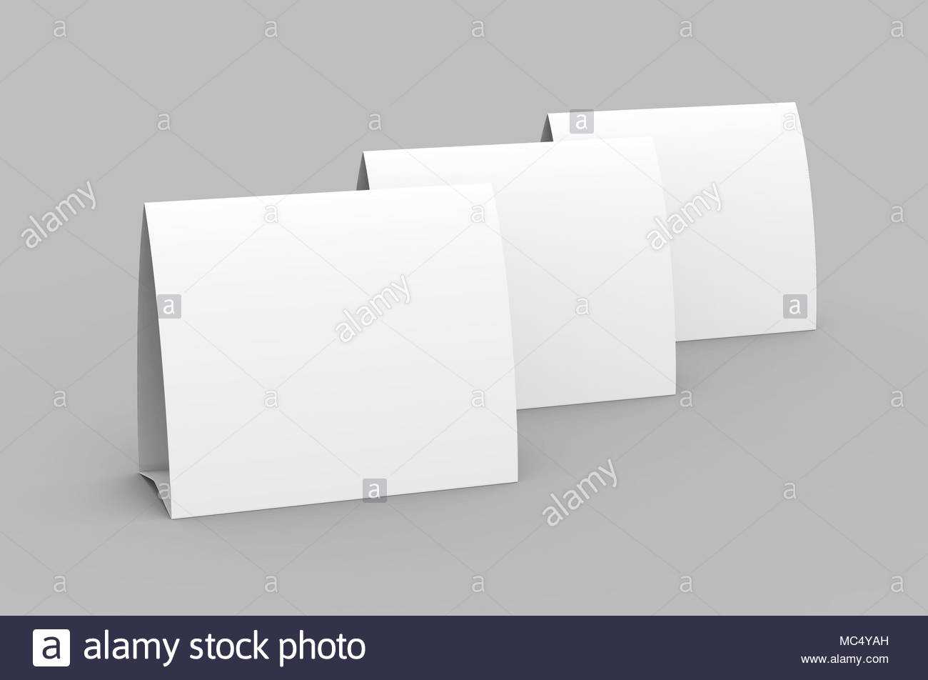 Tri Fold Cards Black And White Stock Photos & Images – Alamy Within Tri Fold Tent Card Template