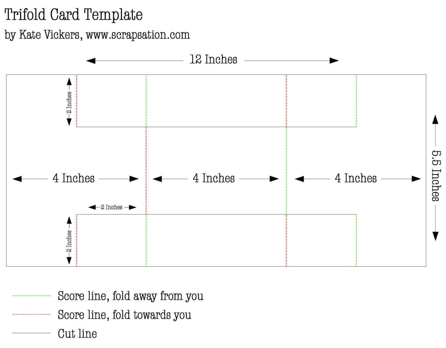 Tri Fold Christmas Card Template The Card Will Explain with regard