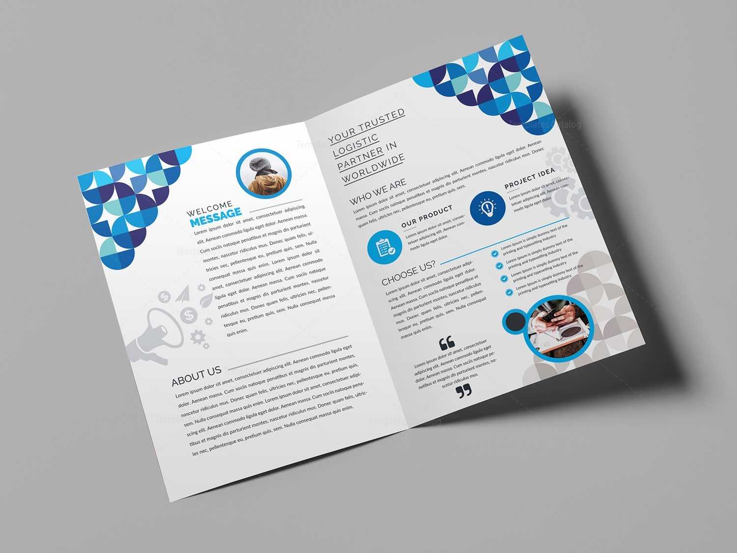 Two Fold Brochure Template Free - Colona.rsd7 Pertaining To 2 Fold Brochure Template Free