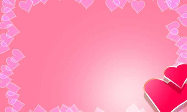 Valentine Backgrounds For Powerpoint - Border And Frame Ppt throughout Valentine Powerpoint Templates Free