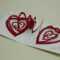Valentine's Day Pop Up Card: Spiral Heart Tutorial for Heart Pop Up Card Template Free