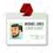 Venereologist Identification Badge Vector Man Id Card For Hospital Id Card Template