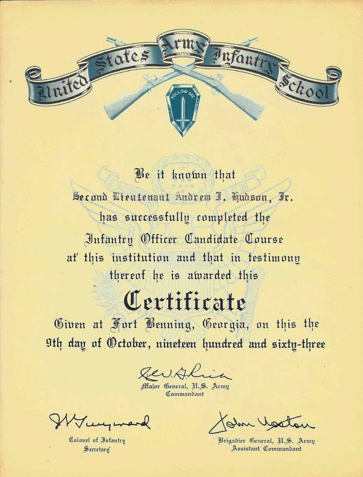 War Stories Of An Armed Savage – Part 13: Awards Pertaining To Army Good Conduct Medal Certificate Template