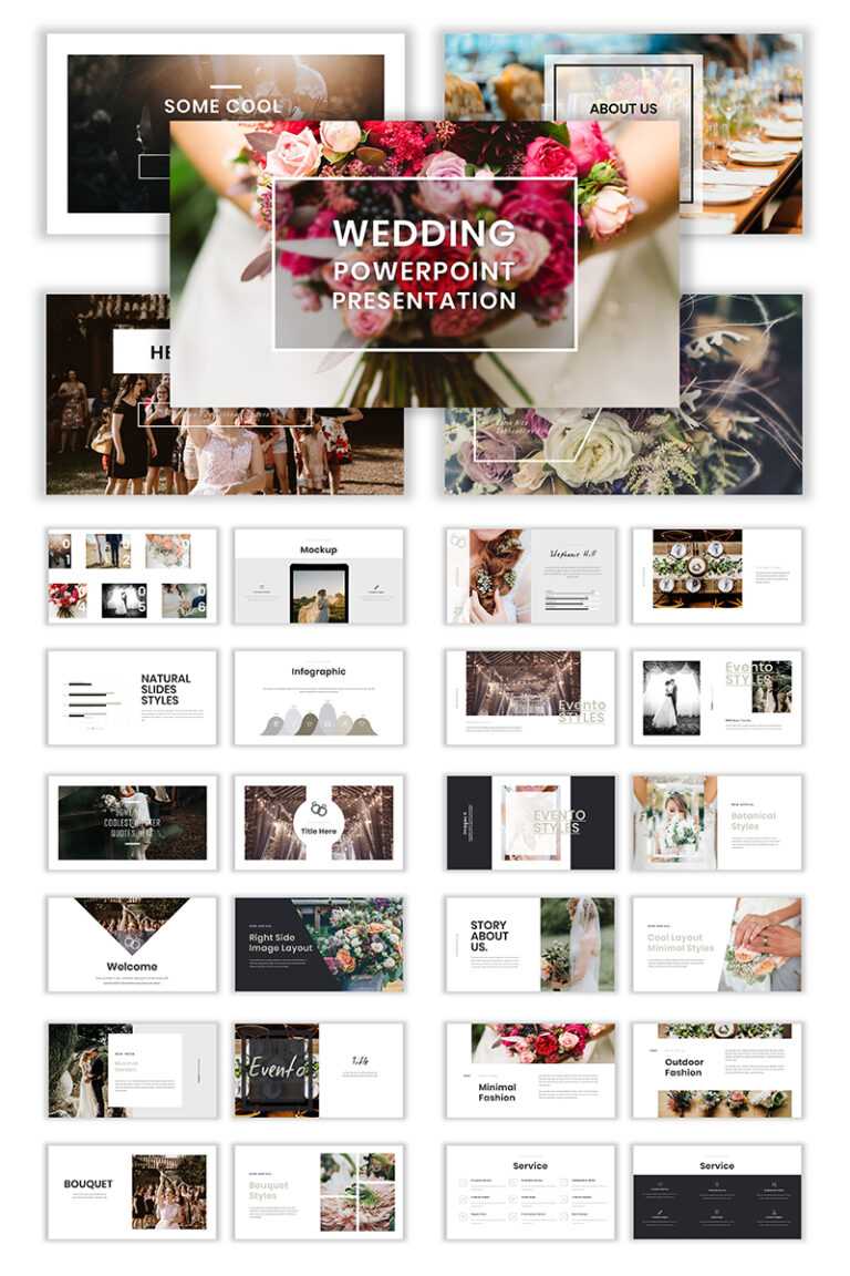 Wedding Album Ppt Templates | Templatemonster Within Powerpoint Photo ...