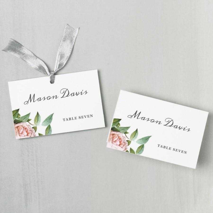 Wedding Escort Card Template ] – Wedding Name Place Cards Throughout Amscan Templates Place Cards