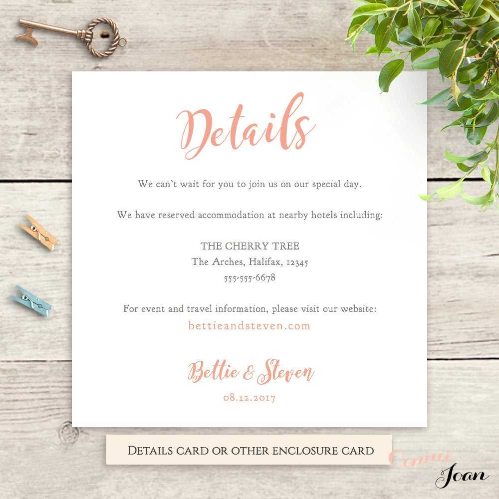 Wedding Hotel Information Card Template ] – Products 187 With Wedding Hotel Information Card Template