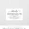 Wedding Information Cards Template - Colona.rsd7 regarding Wedding Hotel Information Card Template