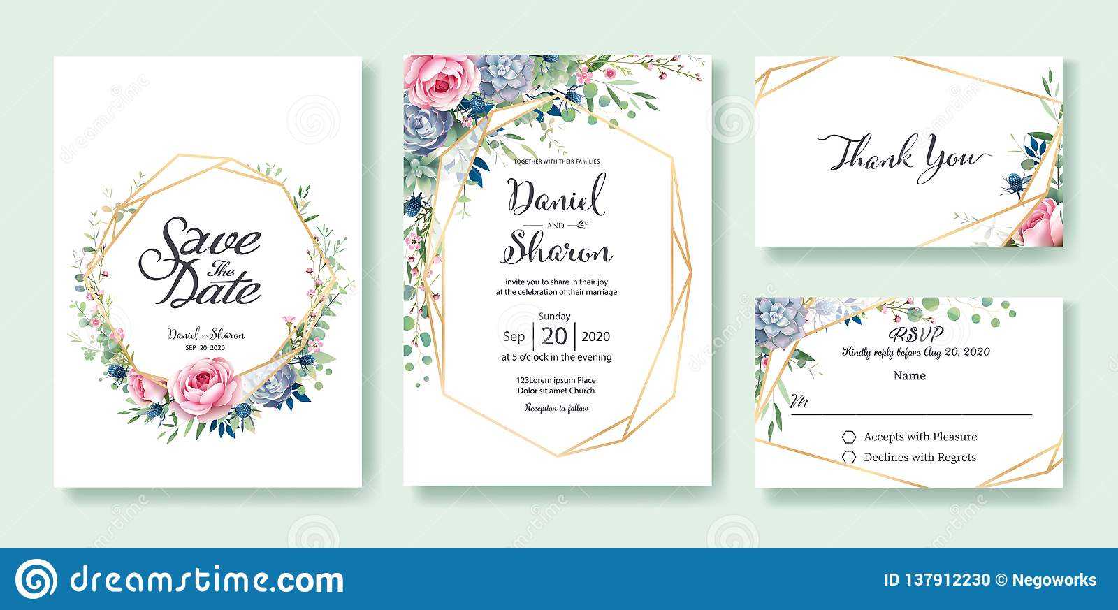 Wedding Invitation, Save The Date, Thank You, Rsvp Card Intended For Free Printable Wedding Rsvp Card Templates