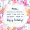 What To Write In A Birthday Card: 48 Birthday Messages And Inside Mom Birthday Card Template