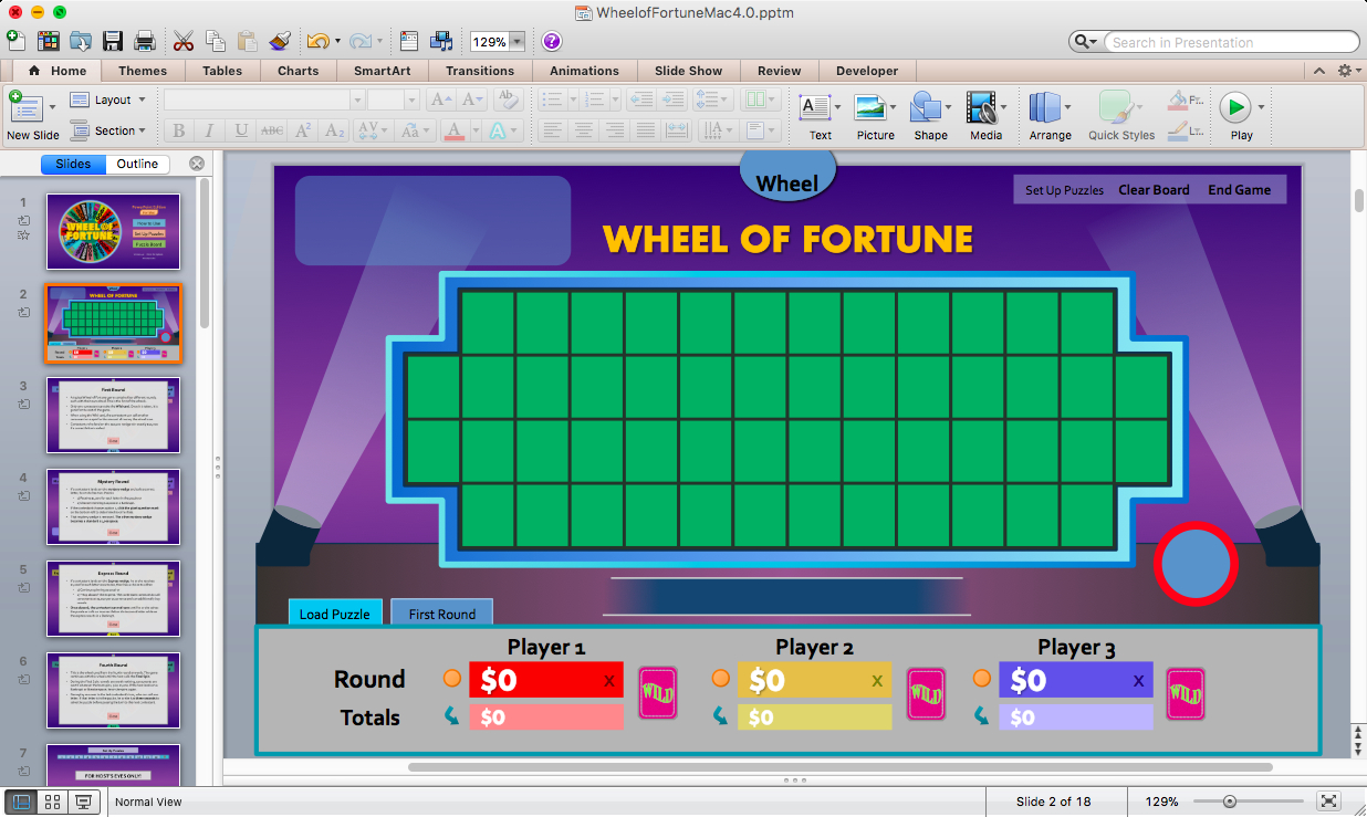 Wheel Of Fortune For Powerpoint Version 4.0 Final: Welcome Intended For Wheel Of Fortune Powerpoint Template