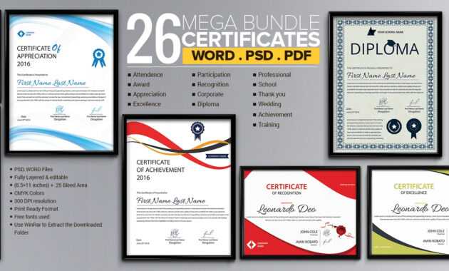 Word Certificate Template - 53+ Free Download Samples pertaining to Microsoft Word Award Certificate Template